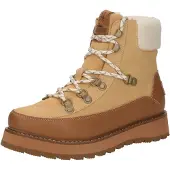Roxy - Wasserfeste, sehr warme Apres Ski - Azelie Tan Brown für Damen aus Leder - Größe 7 US - Beige