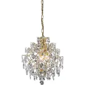 Markslöjd Kristallleuchter ROSENDAL Golden 3 Glühbirnen