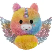 FLUFFIE STUFFIEZ Pegasus, kleines Sammlerstuck, Plusch, Uberraschungs-Enthullung, Auspacken mit kuscheligem ASMR-Fidget, DIY-Fellzieh-Ultraweiche