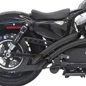 Bassani Xhaust Radial Sweeper Harley Davidson Ref:1x2fb Nicht Homologiertes Vollständiges Auspuffsystem