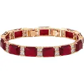 NAEMI Women Bracelet in Rose Gold Red | Gr.: onesize