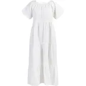 Dreimaster Maxikleid Damen weiss