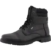 Tom Tailor Winterboots , Herren, Gr. 42, grau (dunkelgrau), Lederimitat, Schuhe Winterboots, mit Tex-Ausstattung