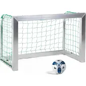 Sport-Thieme Mini-Fußballtor vollverschweißt, Inkl. Netz, blau (MW 4,5 cm), 2,40x1,60 m, Tortiefe 1,00 m