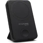 RealPower 444408, 10000 mAh, Kabelloses Aufladen, Schwarz