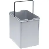Franke Waste bin, 18 l, Rechteckig, Kunststoff, Grau, 310 mm, 220 mm