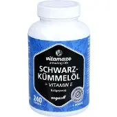 Vitamaze GmbH SchwarzkÜmmelÖl Kapseln+vitamin E 240 St