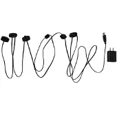 Santaville USB-Verlängerungskabel 12 USB-Steckdosen 5V 2A Adapter inkl. (zwart)