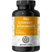 Nature Love Nahrungsergänzungsmittel Schwarzkümmelöl, 240 Kapseln