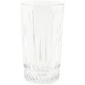 Almina Elisa 6 Tlg. Trinkgläser-Set Longdrinkgläser mit Riffle Design 300 ml