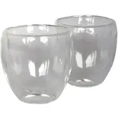 COFI Zellerfeld Trendmax 2er Set Teegläser Thermoglas Kaffeegläser Doppelwand 250ml