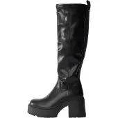 Buffalo Mila Hi Boot Schaftstiefel Schwarz in Gr. 38