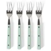 HK Living - 70's Dessertgabel, mint (4er-Set)