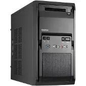 Chieftec LT-01B-OP, Mini Tower, PC, Schwarz, micro ATX, SECC, Heimbüro