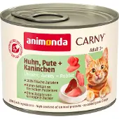 Animonda Carny Carny Adult HUHN, PUTE + KANINCHEN 12 x 200 g