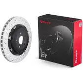 Brembo Bremsscheibe 09.A190.13, hinten, belüftet, hochkarbonisiert, 1 Stück