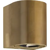 Nordlux Canto 2, Oberfläche, 2 Glühbirne(n), 2700 K, IP44, Messing
