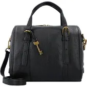 Fossil Umhängetasche Handtasche Carlie Satchel Black schwarz