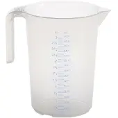 Hünersdorff Messkanne 3000 ml Polypropylen transparent D175xH238mm Griff offen