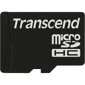 Transcend TS2GUSDC, 2 GB, MicroSD, NAND, 20 MB/s, 13 MB/s, Schwarz