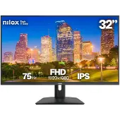Nilox NXM32FHD1201, 81,3 cm (32"), 1920 x 1080 Pixel, Full HD, LED, 4 ms, Schwarz