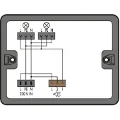 Wago 899-631/309-000 Verteilerbox Bewegungs- und Präsenzmelder 1 Eingang, schwar