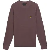 Lyle & Scott Pullover Engineered Rib Crew Neck Herren Espresso-S