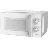 Grunkel MW-20MG, Arbeitsplatte, Solo-Mikrowelle, 20 l, 700 W, Drehregler, Weiß