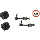 MAPCO 57658HPS Stabilisatorlager Reparatursatz für BMW 5 Limousine (E60) Hinten 13,5mm Gummilager