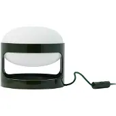 Kartell KD28 Tischleuchte, waldgrün, Höhe 23 cm - , K28, Grün, für Wohnzimmer, Kunststoff, Design
