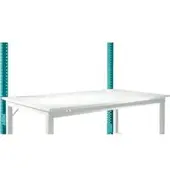 Manuflex Aufbauportal, für Grundtische Universal/Profi Spezial, Nutzhöhe 600 mm, wasserblau