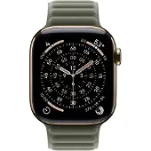 Apple Watch Modernes Armband - Salbeigrau (42mm, S/M)
