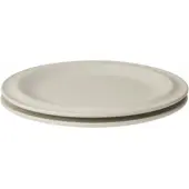 Bolia Teller Edge Ecru 21 cm (Set von 2 Stück)