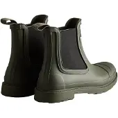 Hunter Chelsea Boots Unisex Grün Gummi