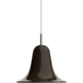 Verpan Pantop Pendelleuchte Ø 23 cm braun - , Pantop, dimmbar, Braun / Rost, für Wohnzimmer, Metall, Design