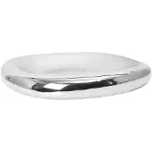 Ferm Living Bellure Servierschale, silber galvanisiert - , Bellure, Metallisch, für Esszimmer, Keramik, Design
