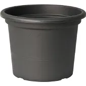 Euro3plast Pflanzkübel 'Geo', anthrazit, ca. Ø 55 x H 41 cm