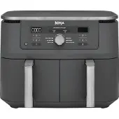Ninja DZ400EU Dual Zone Air Fryer, 2 Schubladen, 6-in-1, 9,5L, grau
