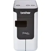 Brother Etikettendrucker P-Touch PT-P700, monochromer Thermotransferdruck, 180 dpi, 30 mm/s, USB, Auto-Cutter, grau-schwarz