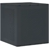 vidaXL Aufbewahrungsbox Anthrazit 55 x 53 x 57 cm Polypropylen
