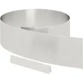 vidaXL Raseneinfassung 450 x 0,05 x 20 cm Edelstahl Silber