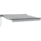 vidaXL Markisenrahmen Anthrazit und Weiß 300 x 250 cm