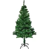 Lobwerk 120cm Künstlicher Weihnachtsbaum Kunst Tannenbaum Kunstbaum Christbaum Deko Baum PVC