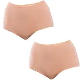 Playtex Pack-2 Crompesora Organic Bio Maxi P0AZL Damenhöschen