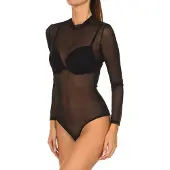 GUESS Langärmeliger Bodysuit aus Mikrotüll