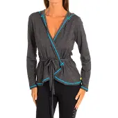 Zumba Langärmelige Sportjacke mit Kapuze für Frauen Z1T00503
