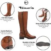 Tamaris Klassische Stiefel 1-25618-43 Braun 36
