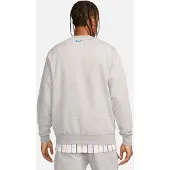 Nike Air Herren Fleece BB Crewneck Trainingsanzug in Grau