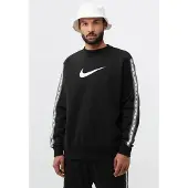 Nike Herren Fleece Sportswear Crew Neck Trainingsanzug in Schwarz