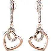 MYC Paris Allure Ohrringe - Roségold und Kristall